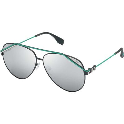 Fila Men's Sunglasses SFI018-61H53X with Grey Mirror Lenses, Metal Frame - Lens/Bridge/Temple Sizes 61/11/140 mm Fila Men's Sunglasses SFI018-61H53X with Grey Mirror Lenses, Metal Frame - Lens/Bridge/Temple Sizes 61/11/140 mm