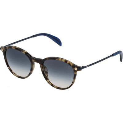 Tous Women Sunglasses STO993-5006ZE with Brown Acetate Frame, Lens Width 50 mm, Bridge 19 mm, Temple Length 135 mm 50/19/135 Tous Women Sunglasses STO993-5006ZE with Brown Acetate Frame, Lens Width 50 mm, Bridge 19 mm, Temple Length 135 mm 50/19/135