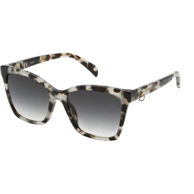 Tous Women Sunglasses STOB50-550ALC with Acetate Frame and Gradient Grey Lenses, Size 55/18/140 mm Tous Women Sunglasses STOB50-550ALC with Acetate Frame and Gradient Grey Lenses, Size 55/18/140 mm