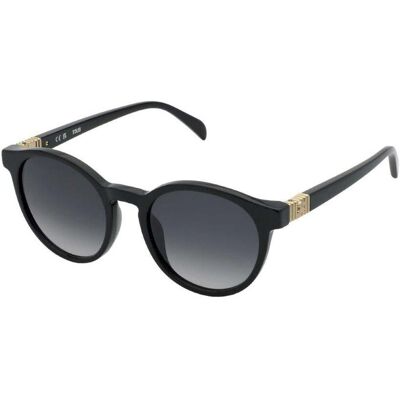 Tous Women Sunglasses STOB89-510700, Frame Size (Lens/Bridge/Temple) 51/19/135 mm, Black Plastic Frame with Grey Gradient Lenses Tous Women Sunglasses STOB89-510700, Frame Size (Lens/Bridge/Temple) 51/19/135 mm, Black Plastic Frame with Grey Gradient Lenses