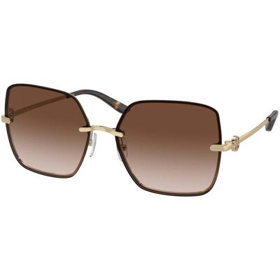 Tory Burch Women's Sunglasses TY6080-334913 with 58mm Lenses, 15mm Bridge, and 140mm Temples, Metal Frame in Golden Color 58/15/140 Tory Burch Women's Sunglasses TY6080-334913 with 58mm Lenses, 15mm Bridge, and 140mm Temples, Metal Frame in Golden Color 58/15/140