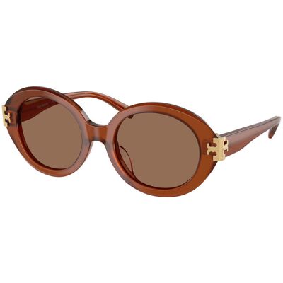 Tory Burch Women's Sunglasses TY7210U317673 - Lens: 52mm, Bridge: 20mm, Temple: 140mm, Brown Acetate Frame 52/20/140 Tory Burch Women's Sunglasses TY7210U317673 - Lens: 52mm, Bridge: 20mm, Temple: 140mm, Brown Acetate Frame 52/20/140