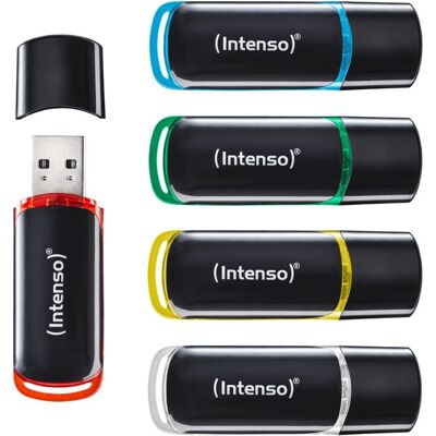 Intenso Business Line 64GB USB 2.0 Flash Drive, 1-Pack, Assorted Colors, Model 3511595 Intenso Business Line 64GB USB 2.0 Flash Drive, 1-Pack, Assorted Colors, Model 3511595