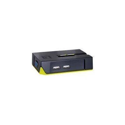 LevelOne KVM Switch 2xUSB-A,2xVGA grau LevelOne KVM Switch 2xUSB-A,2xVGA grau