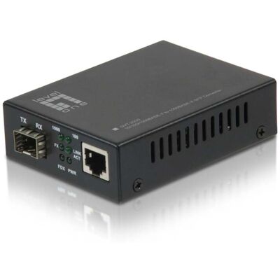 LevelOne Level One GVT-2000 RJ45 SFP Gigabit Media Converter LevelOne Level One GVT-2000 RJ45 SFP Gigabit Media Converter