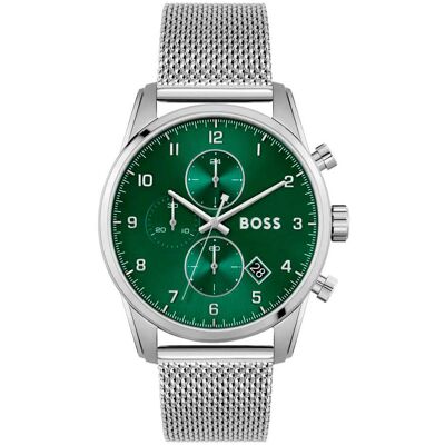 Boss Man 1513938 Silver Watch (44MM) Boss Man 1513938 Silver Watch (44MM)