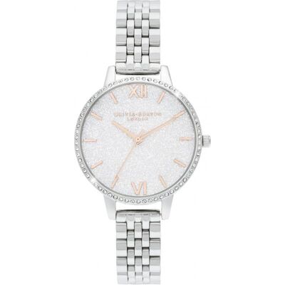 Watch Olivia Burton Women OB16GD68 (34MM) Silver 34 MM Watch Olivia Burton Women OB16GD68 (34MM) Silver 34 MM