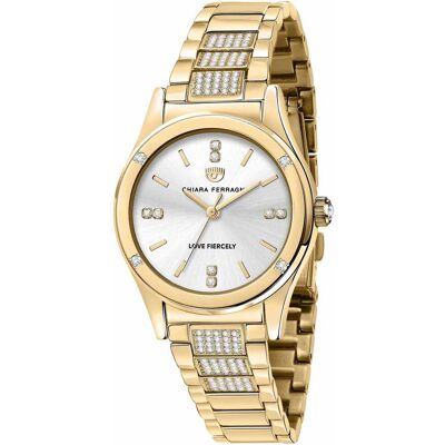 Watch Chiara Ferragni Women R1953102506 (32MM) Golden 32 MM Watch Chiara Ferragni Women R1953102506 (32MM) Golden 32 MM