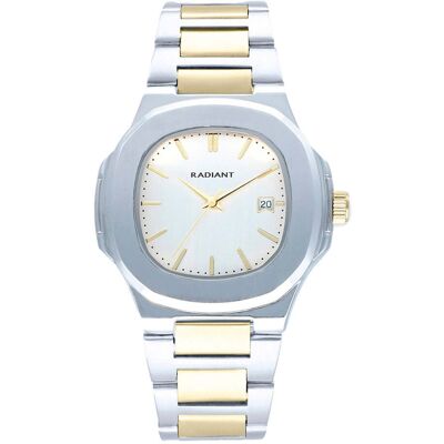 Radiant Man RA639204 Watch (43mm) Multicolored Stainless Steel Bracelet, Grey Metal Case, White Dial, Quartz Analog Display Radiant Man RA639204 Watch (43mm) Multicolored Stainless Steel Bracelet, Grey Metal Case, White Dial, Quartz Analog Display