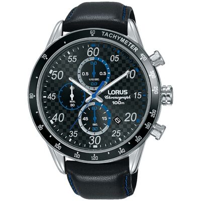Lorus Men's Quartz Watch RM341EX9 (45mm) Black Negro Lorus Men's Quartz Watch RM341EX9 (45mm) Black Negro