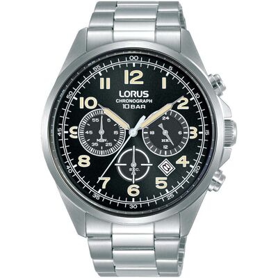 Lorus Men's Quartz Watch RT303KX9 (43mm) Gray Gris Lorus Men's Quartz Watch RT303KX9 (43mm) Gray Gris