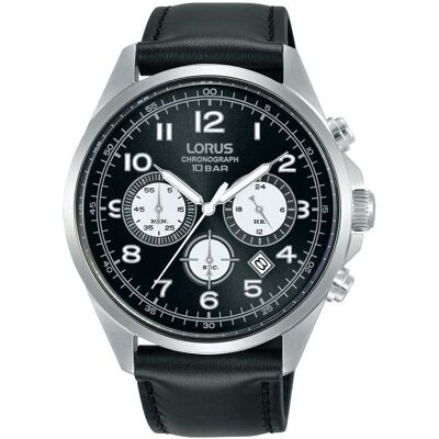 Lorus Men's Quartz RT311KX9 Watch (43MM) Black Negro Lorus Men's Quartz RT311KX9 Watch (43MM) Black Negro