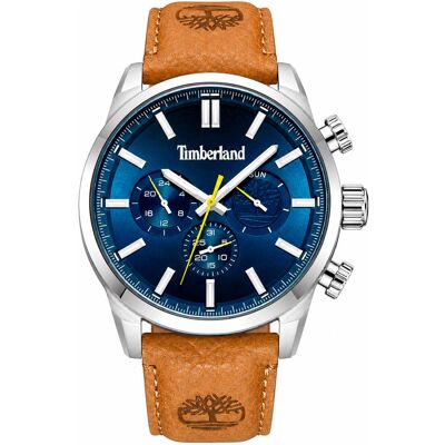 Timberland Men's Watch TDWGF0028702M, 53mm Brown Leather Strap Timberland Men's Watch TDWGF0028702M, 53mm Brown Leather Strap