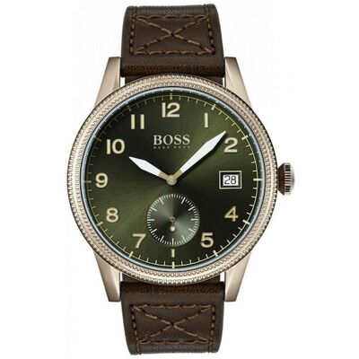 Hugo Boss Legacy Δερμάτινο Λουράκι Καφέ 1513669 Hugo Boss Legacy Δερμάτινο Λουράκι Καφέ 1513669