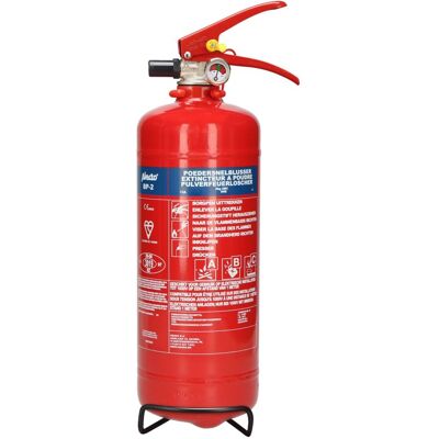Alecto Fire extinguisher powder 2 kg Alecto Fire extinguisher powder 2 kg