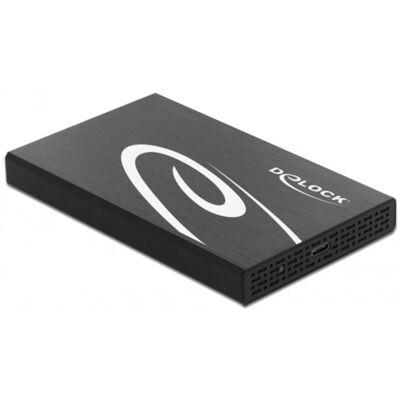 Delock Εξωτερική Θήκη για Σκληρό Δίσκο 2,5" SATA HDD / SSD με Υποστήριξη SuperSpeed USB 10 Gbps (USB 3.1 Gen 2) σε Μαύρο Χρώμα Delock Εξωτερική Θήκη για Σκληρό Δίσκο 2,5" SATA HDD / SSD με Υποστήριξη SuperSpeed USB 10 Gbps (USB 3.1 Gen 2) σε Μαύρο Χρώμα