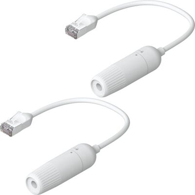 Ubiquiti Easy Cable Extension Cable Cat.6a F/UTP, 2-Pack (White, 15 cm Cable, Waterproof Cap) Ubiquiti Easy Cable Extension Cable Cat.6a F/UTP, 2-Pack (White, 15 cm Cable, Waterproof Cap)