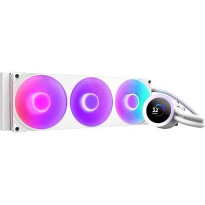 NZXT Kraken Plus v2 Υδρόψυξη AIO CPU με 3 Ανεμιστήρες 120mm και RGB Φωτισμό Λευκή NZXT Kraken Plus v2 Υδρόψυξη AIO CPU με 3 Ανεμιστήρες 120mm και RGB Φωτισμό Λευκή
