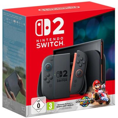Nintendo Switch 2 Console Black + Mario Kart World Nintendo Switch 2 Console Black + Mario Kart World