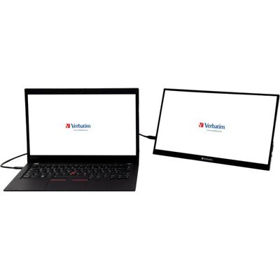 Verbatim PMT-14 (35.5 cm / 14 in, black, Full HD, IPS, USB-C, HDR) Verbatim PMT-14 (35.5 cm / 14 in, black, Full HD, IPS, USB-C, HDR)