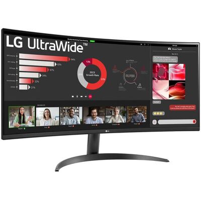 LG Electronics 34WR50QK-B — 34" Curved QHD Monitor, VA, HDR10, 100Hz LG Electronics 34WR50QK-B — 34" Curved QHD Monitor, VA, HDR10, 100Hz