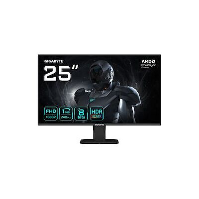 GIGABYTE G25F2A 25" FHD Gaming Monitor - 1920 x 1080, 240Hz, 1ms, 300 cd/m2, Display HDR 10, HDMI 2.0, Displayport 1.4 GIGABYTE G25F2A 25" FHD Gaming Monitor - 1920 x 1080, 240Hz, 1ms, 300 cd/m2, Display HDR 10, HDMI 2.0, Displayport 1.4