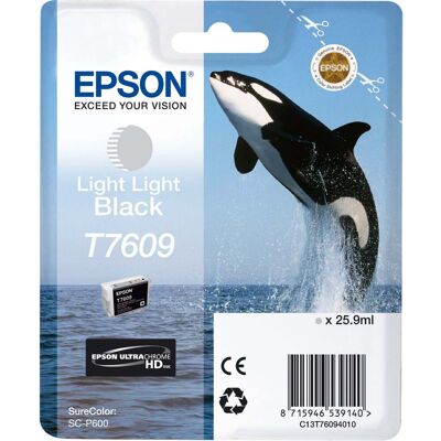 Epson ink cartridge light light black T 7609 Epson ink cartridge light light black T 7609