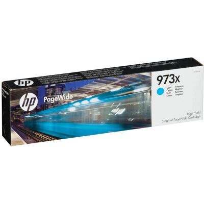 HP F6T81AE PageWide Cyan Ink Cartridge No. 973 XL HP F6T81AE PageWide Cyan Ink Cartridge No. 973 XL