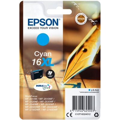 Epson ink cartridge XL cyan DURABrite Ultra T 163 T 1632 Epson ink cartridge XL cyan DURABrite Ultra T 163 T 1632