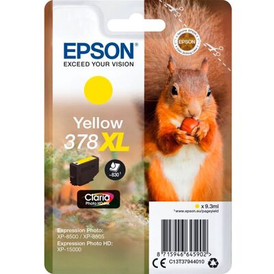Epson Ink Cartridge Yellow Claria Photo HD 378 XL T 3794 Epson Ink Cartridge Yellow Claria Photo HD 378 XL T 3794