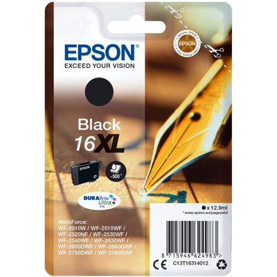 Epson ink cartridge XL black DURABrite Ultra T 163 T 1631 Epson ink cartridge XL black DURABrite Ultra T 163 T 1631
