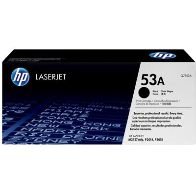 Cartridge No. 53A (HP53A / Q7553A) Black Cartridge No. 53A (HP53A / Q7553A) Black