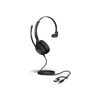Jabra Evolve2 50 MS Mono Headset (25089-899-799) (25089899799) Jabra Evolve2 50 MS Mono Headset (25089-899-799) (25089899799)