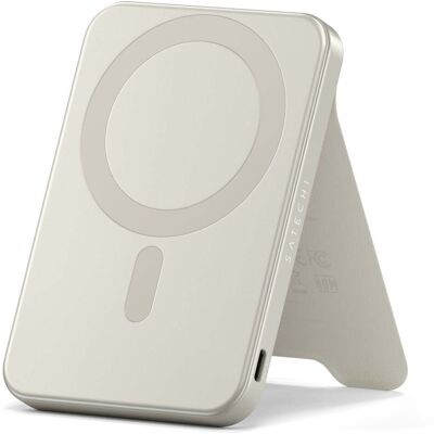 Satechi OntheGo Magnetic Qi2 Powerbank Stand 5000 mAh Sand Satechi OntheGo Magnetic Qi2 Powerbank Stand 5000 mAh Sand