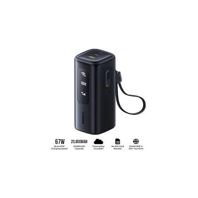 Baseus EnerGeek GX11 MiFi Power Bank 20000mAh 67W Cosmic Black Baseus EnerGeek GX11 MiFi Power Bank 20000mAh 67W Cosmic Black