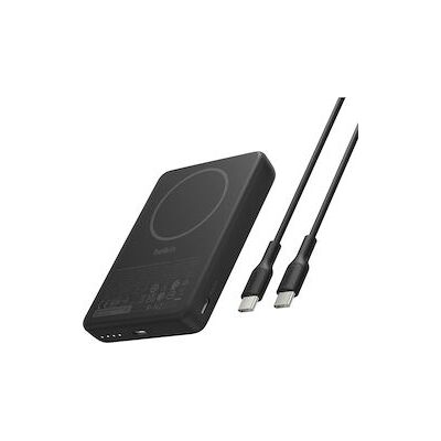 Belkin BoostCharge Slim 10000mAh mag.PB/7.5W Qi2 (Black) BPD017hqBK Belkin BoostCharge Slim 10000mAh mag.PB/7.5W Qi2 (Black) BPD017hqBK