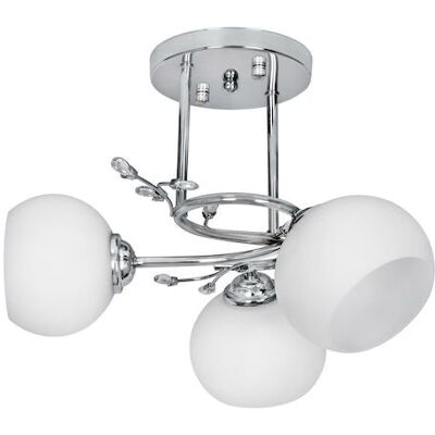 Activejet Classic ceiling chandelier pendant lamp IRMA nickel triple 3xE27 for living room Activejet Classic ceiling chandelier pendant lamp IRMA nickel triple 3xE27 for living room