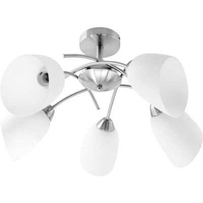 Activejet Classic chandelier pendant ceiling lamp NIKITA nickel 5xE27 for living room Activejet Classic chandelier pendant ceiling lamp NIKITA nickel 5xE27 for living room