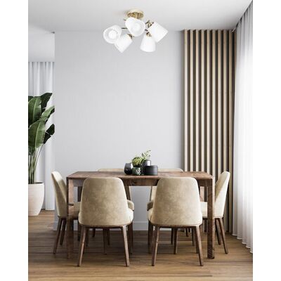 Activejet Pendant Lamp AJE-EMILY 3P Gold E27 3x40W Activejet Pendant Lamp AJE-EMILY 3P Gold E27 3x40W