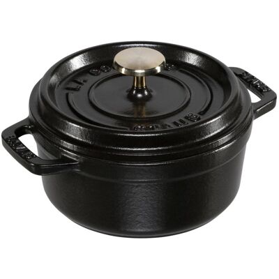 Staub Cocotte 12cm round Black, Cast Iron Staub Cocotte 12cm round Black, Cast Iron