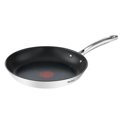 Τηγάνι από Ανοξείδωτο Ατσάλι Μαύρο Tefal - 28cm, 2 Τεμάχια Τηγάνι από Ανοξείδωτο Ατσάλι Μαύρο Tefal - 28cm, 2 Τεμάχια