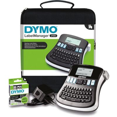 Dymo LabelManager 210D+ (black/silver, with QWERTZ keyboard, S0784470) Dymo LabelManager 210D+ (black/silver, with QWERTZ keyboard, S0784470)