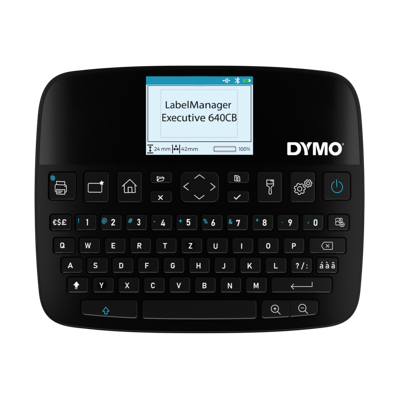 Dymo LabelManager 640CB 6/9/12/19/24mm D1-Bänder Qwertz Dymo LabelManager 640CB 6/9/12/19/24mm D1-Bänder Qwertz