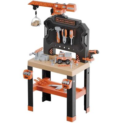 Smoby Black & Decker Workbench with Crane Smoby Black & Decker Workbench with Crane