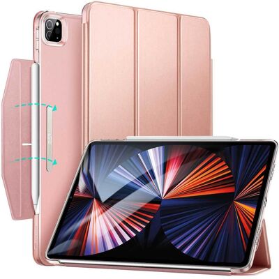 ESR Yippee Trifold with Clasp Rose Gold iPad Pro 12,9 2021/2022 ESR Yippee Trifold with Clasp Rose Gold iPad Pro 12,9 2021/2022