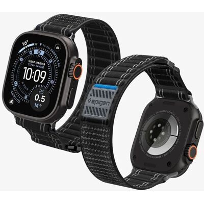 Λουράκι Spigen Fabric Black Apple Watch 44/45/46/49mm (WBF0) Λουράκι Spigen Fabric Black Apple Watch 44/45/46/49mm (WBF0)