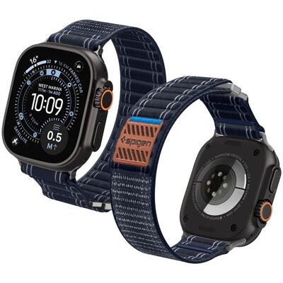 Λουράκι Spigen Fabric Navy Blue Apple Watch 44/45/46/49mm (WBF0) Λουράκι Spigen Fabric Navy Blue Apple Watch 44/45/46/49mm (WBF0)