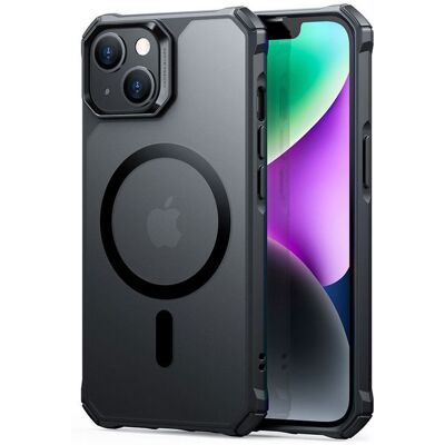 ESR iPhone 14 Plus Air Armor HaloLock MagSafe Frosted Black ESR iPhone 14 Plus Air Armor HaloLock MagSafe Frosted Black