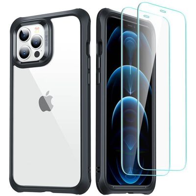 ESR iPhone 12/12 Pro Alliance 360 Case with 2 Tempered Glasses Black (4894240121986) ESR iPhone 12/12 Pro Alliance 360 Case with 2 Tempered Glasses Black (4894240121986)