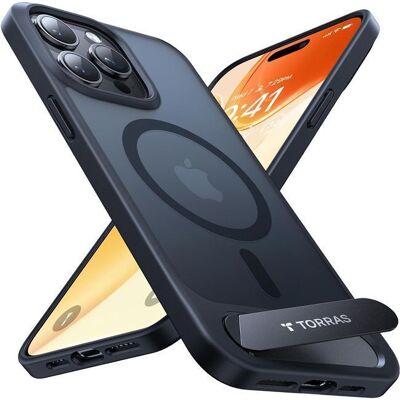 Θήκη Torras Pstand MagSafe Kickstand Black iPhone 15 Pro Θήκη Torras Pstand MagSafe Kickstand Black iPhone 15 Pro